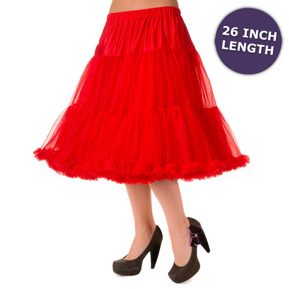 Banned - Lifeforms Petticoat - 26 inch - Red Product image